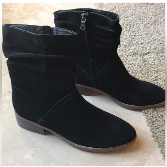 8.5 EUC Blk Lucca suede boots - Picture 6 of 12